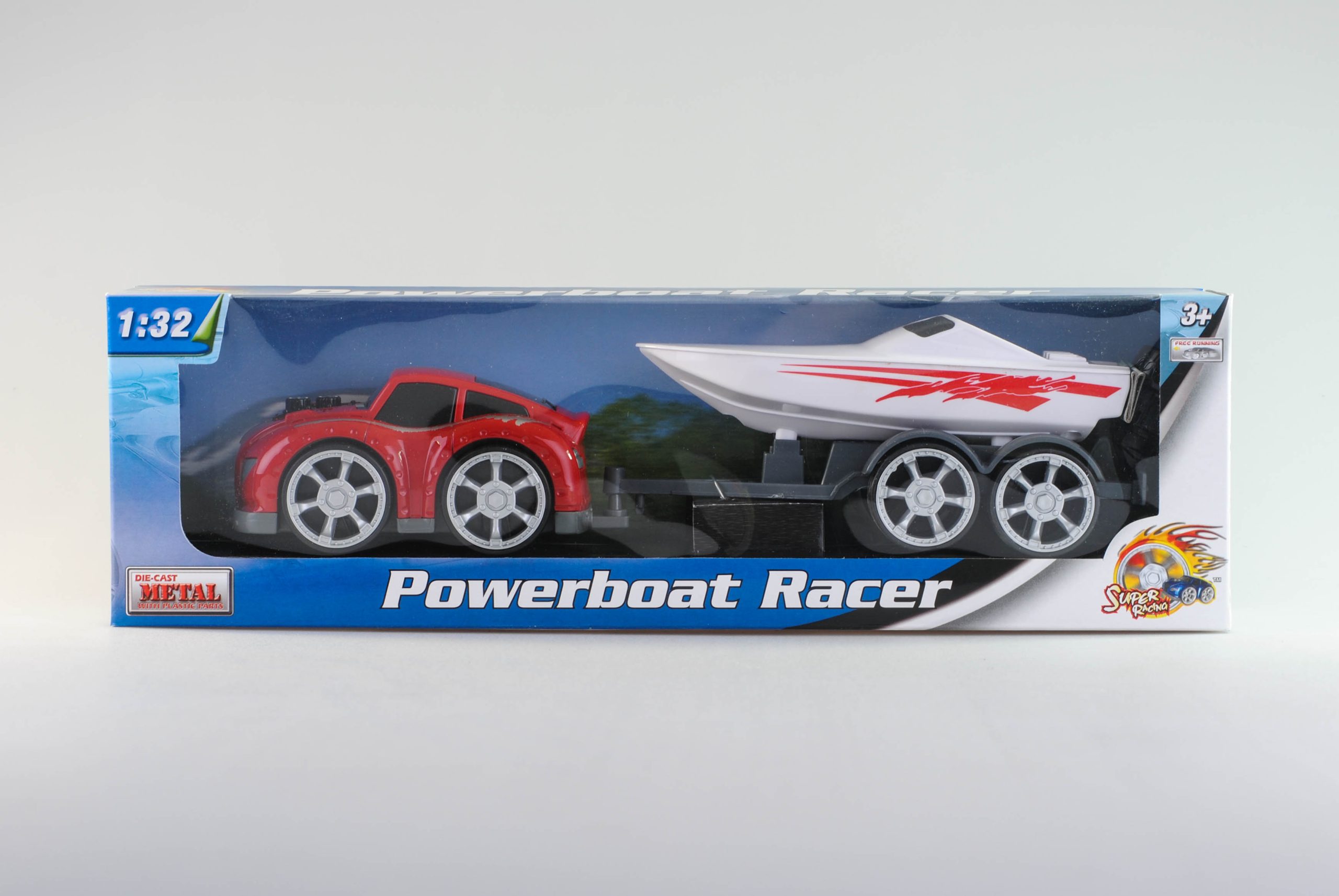 COCHE Y REMOLQUE CON BARCO